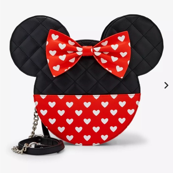 Loungefly Handbags - Loungefly Disney Mickey Mouse & Minnie Mouse Reversible Crossbody Bag NWT